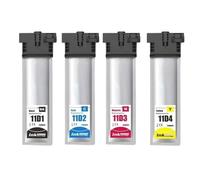 HRNJX Sac de Cartouche d'encre Compatible T11D T11D1 T11E1 Compatible avec imprimante Workforce Pro WF C5390DW WF C5890DWF(E11D1-E11D4)