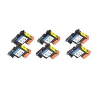 HRNJX Tête d'impression C4950A C4951A C4952A C4953A C4954A C4955A, Compatible avec 81 Designjet 5000 5000ps 5500 5500ps 5000PC(1SET(KCMY))