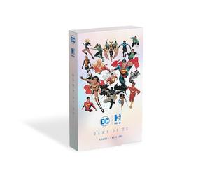 HRO - Cartes à Collectionner Hybrides DC Comics : édition limitée Comic Con San Diego - Dawn of DC - Booster de Cartes (9 Cartes + 1 méga-Carte holographique)