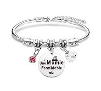 Hroanc Bracelet Cadeau Mamie Noel Idee Cadeau Grand Mere Cadeaux Pour Mamie Noël Retraite Fete Des Grands Meres Fete Mamie Cadeaux Anniversaire Noel Saint Valentin Mamie