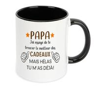 Hroanc Cadeau Papa Mug 330 mL Cadeau Anniversaire Papa Idee Cadeaux Père Anniversaire Noel Fête Des Pères Saint Valentin Retraite Remerciement Tasse Fete Des Peres Original Cadeaux Noël Pour Père