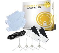 HRobotic Accessoires Set d'accessoires de rechange pour Rowenta X-PLORER série 75 Animal et série 75 Total Care Connect (2 x Pad, 2 x filtres, 4 x brosses latérales, 1 x brosse principale)