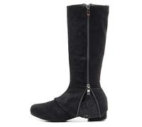 HROYL Botte de Danse Chausson Femmes Danse Confortable Mode Fond Mou résistant Jazz Dance Bottes,QJW1063-Noir,EU39