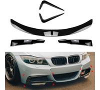 HRPOEW Voiture Becquets Avant pour BMW E90 E91 M Sport 2009-2012 Spoiler Avant, Aileron Pare-Chocs Avant Séparateur Lame Plaque Protection,B-Normal