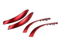 HRQCTIM Couvercle De Poignée De Porte Intérieure Gauche Droite De Voiture Garniture De Remplacement 2/4 Pièces Pour Série 3 F30 F35 F3X 2012 - 2019 (Sport Red-4)