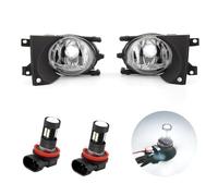 HRQCTIM Feux De Brouillard LED Phares Feux De Brouillard Feux De Brouillard Pare-chocs Avant Accessoires De Voiture Pour E39 1999-2004 Phare Antibrouillard(1 pair LED)