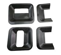 HRQCTIM Garnitures De Poignées De Porte De Voiture En ABS Carbone Style Collage Pour Ford Pour Transit Pour Tourneo MK6 MK7 2007-2013 (Bowl cover)