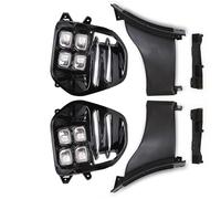 HRQCTIM LED Blanc Brouillard Lmap Assemblage Pare-chocs Avant Feux De Jour Phare Pour Kia Pour Sportage QL KX5 2016-2018 Phare Antibrouillard
