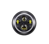 HRQCTIM Phare Avant LED 7 Pouces pour Moto pour Vulcan VN 500 750 800 900 1600 1700 1500 Phare Avant Noir Phares Avant pour Moto(1PC headlight1)