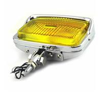 HRQCTIM Phare Avant Universel H3 pour Moto avec Phare À Fixation Inférieure Phares Avant pour Moto(A)