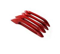 HRQCTIM Poignée De Porte Antigivre Pour Voiture Pour Tesla Pour Model Y/3/3+ Pour Highland 2024 - Pièces Automobiles Pratiques - Résistante Au Gel (4pcs Bright Red)