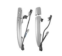 HRQCTIM Poignée De Porte Extérieure Avant Gauche/droite Pour Nissan Pour Sentra Pour Murano Pour Maxima Pour Leaf (référence 806469N00A) (A pair)