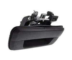HRQCTIM Pour GMC Pour Canyon 2004 2005 2006 2007 2008 2009 2010 2011 2012 97319415 Poignée De Hayon Arrière Chromée/noire (Black)