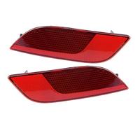 HRQCTIM pour Jeep pour Compass 2017-2023 1 Paire De Réflecteurs De Pare-Chocs Arrière Gauche Et Droit Feu De Gabarit Lentille Rouge 55112678AA 55112679AA Pièces Détachées Automobiles