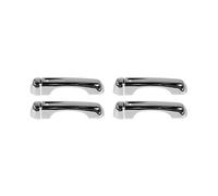 HRQCTIM Pour Jeep Pour Wrangler JL Pour JT Gladiator (à Partir De 2018) - Garnitures De Poignées De Porte Décoratives En ABS (Silver b)