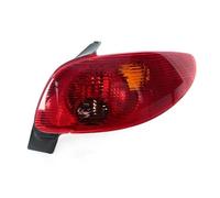 HRQCTIM Pour Peugeot 206 5 Portes À Hayon 2002-2006 Pare-chocs Arrière Feux Arrière Clignotants Feux De Freinage Feux De Recul Sans Ampoule (1 Right)