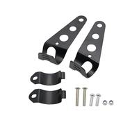 HRQCTIM pour Suzuki Phare LED Universel pour Moto 7 Pouces Scooter 7 Pouces Phare Rond pour Moto Phares Avant pour Moto(Bracket Only)