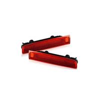 HRQCTIM pour VW T5 pour Transporter/Caravelle/Multivan MK V (modèles À Porte D'aile/de Grange Uniquement) 2003-2015 Feu De Freinage LED Surélevé 3ème Troisième Feu Stop Auto(2pcs Red Lens)