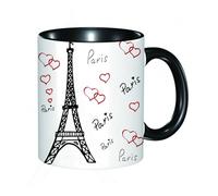 HRRASFAZF Tasse à Café | Tasse Céramique Fine | Cadeau Original | 330ml | Mug avec Anse | Cadeau Original pour Homme et Femme | Paris Set Tour Eiffel, Eiffel Paris est toujours une bonne idée Lieux t