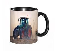 HRRASFAZF Tasse à Café | Tasse Céramique Fine | Cadeau Original | 330ml | Mug avec Anse | Cadeau Original pour Homme et Femme | tracteur agricole sur le terrain