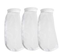 HRTFILTERS Lot de 3 sacs filtrants en maille de nylon 50 microns - 500 microns, anneau de 10,2 cm par 35,6 cm de long pour filtre à eau d'aquarium (300 microns, 10,2 x 35,6 cm)