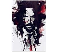HRTNS Peintures sur Toile John Wick Keanu Reeves Poster Peinture pour décoration de Chambre Art MuralImpression Affiches Photos 15.7"x23.6"(40x60cm) sans Cadre