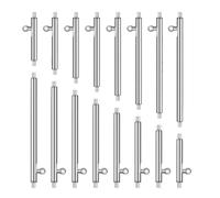 HRTUFN MIUYTRN Lot de 10 goupilles Montre 20 mm, 22, 1,8 diamètre, Outils et Kits réparation, à Ressort for Bracelet dégagement Rapide, 24, 18, 23, 19, 16 cuicui(10pcs 15mm 1.8mm)