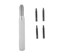 HRTUFN MIUYTRN Outil de démontage de Couronne de Montre, Support d'ouverture, Tube à 4 Broches, réparation en Acier Inoxydable, horloger cuicui