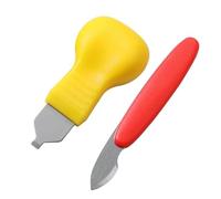 HRTUFN MIUYTRN Ouvre-boîtier de Montre, Couteau à Levier, en Acier Inoxydable, for Retirer Le Couvercle arrière l'écrou, Outil réparation Montres Multifonction Coque Dure cuicui(D-Yellow-Red)