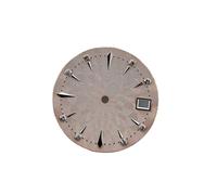 HRTUFN WCC00816 Cadran de Montre 29 mm à Calendrier Unique, modifié for Mouvement mécanique NH35/NH36 (pièces détachées Monter soi-même)(Rose)