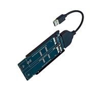 Hrtyvhin Adaptateur de câble USB 3.0 - Connexion simple - Pour disque de pilote solide - 12 + 6 broches - Pour 2012 1425/1398/1466/1465