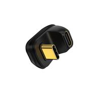 Hrtyvhin Adaptateur de chargeur de voyage avec port de type C à 180 degrés pour une sortie vidéo efficace, prise en charge / ne prend pas en charge la sortie vidéo 8K 60 Hz, adaptateur USB C portable