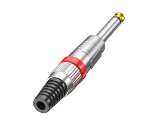 Hrtyvhin Adaptateur de prise 6,35 mm, contacts en or 24 carats, boîtier en métal renforcé, bouchon à vis, sécurité pour les organisateurs d'événements, bouchon à vis pour diffuseurs