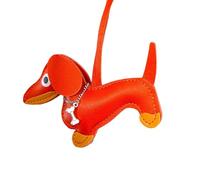 Hrtyvhin Adorable chien à saucisse porte-clés en PU porte-clés doux au toucher porte-clés pour les amoureux des animaux de compagnie et les amateurs de mode, a