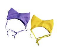 Hrtyvhin Bonnet de pour Animaux de Compagnie, pour Le Bain et Le toilettage, Couvre-Oreilles pour Chats, réduction du Bruit, soulagement du Stress, Accessoires de Natation pour Chats