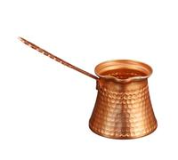 Hrtyvhin Cafetière artisanale à finition martelée, 350ml, avec poignée, équipement antirouille, ustensiles de de cuisine traditionnels