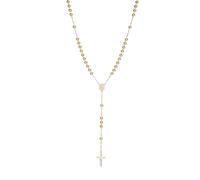 Hrtyvhin Chapelet unisexe élégant en fer doré avec collier à breloques, idéal pour les cadeaux, les prières et un usage quotidien, chaîne de clavicule unisexe