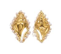 Hrtyvhin Collier à breloques en coquillages d ' étoiles de mer fait à la main, ensemble artisanal pour bijoux de vacances à la plage, cadeaux, bijoux de plage