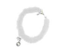 Hrtyvhin Collier en peluche multifonctionnel, chaîne de clavicule réglable élégante, accessoire de trajet quotidien adapté à diverses tenues, bijoux d ' activités de plein air