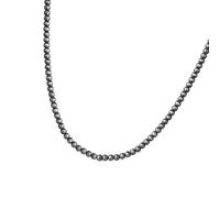 Hrtyvhin Collier mat avec des designs à trois brins, portable pour les tenues formelles et les styles décontractés, bijoux en alliage, collier brossé mat élégant