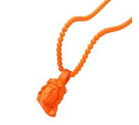 Hrtyvhin Collier moderne en acrylique avec pendentif Portrait du Christ pour hommes, chaîne de cou, Hip Hop audacieux, bijoux religieux, chaîne de perles religieuses