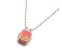 Hrtyvhin Collier ras du cou en corde de coton à la mode, collier en corde moderne mettant en valeur le charme des yeux de poivre pour les amoureux de la mode, de cou coloré