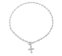 Hrtyvhin Collier religieux avec pompons à la mode, longueur réglable, bijoux chrétiens religieux pour femmes, chaîne en or
