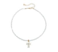 Hrtyvhin Collier triangulaire en forme de croix de avec des paillettes à haute réfraction et un alliage léger pour une élégance quotidienne, accessoire de cou portable