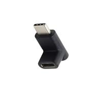 Hrtyvhin Convertisseur de type C 3.1 à 90 degrés, adaptateur USB vers USB pour améliorer la vitesse des données et la compatibilité de l'alimentation, adaptateur de charge à angle droit