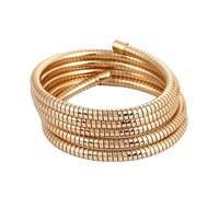 Hrtyvhin de Bras Multicouche empilable Bijoux élastiques en métal élégants empilable élastique pour Amoureux à la Mode Bijoux Unisexes de Mode