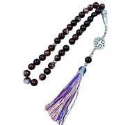 Hrtyvhin de Perles Chapelet Bracelets de Perles Uniques de prière Texture de Verre pour et Filles prière de l ' islamisme