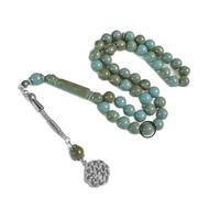 Hrtyvhin de Perles de Supplication en colophane de 10mm, Fabrication Verte pour Usage dévotionnel et Perles de Supplication de Mode, colophane Tasbih