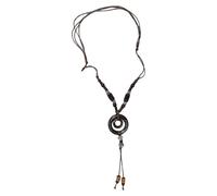 Hrtyvhin Fine faïence fleur papillon charme chaîne mélange bijoux pour peau délicate matin à soirée non conformiste élégant charme en céramique