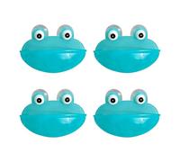 Hrtyvhin Lot de 4 bacs à eau en forme de grenouille, pour capot, lézards et petits reptiles, habitations d'animaux domestiques, décorations, accessoires d'aquarium